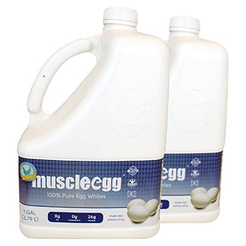 MuscleEgg Liquid Egg Whites - Cage-Free, 128 Fl Oz (Pack of 2)