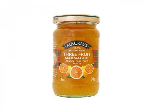 Mackay's Marmalade, Three Fruit, 12 Ounce