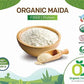 Organic Delight Maida (2Kg) 100% Natural - Usda Certified - All Purpose Flour For Baking And Cooking Like Breads, Biscuits, Cake