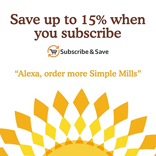 Simple Mills Organic Seed Crackers Garlic & Herb - Gluten Free Vegan Healthy Snacks Paleo Friendly 4.25 Ounce (Pack Of 1)