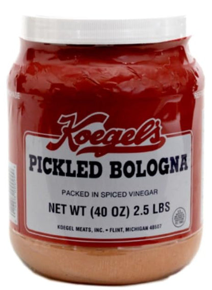 Pickled Ring Bologna - 2.5 lb jar Koegels Sausage