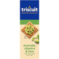 Triscuit Avocado, Cilantro & Lime Whole Grain Wheat Crackers, Lunch Snacks, Bulk Snack Crackers, 6 - 8.5 oz Boxes
