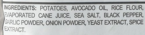 Boulder Canyon Avocado Oil Canyon Cut Kettle Cooked Potato Chips, Sea Salt And Cracked Pepper, 5.25 Ounce (Pack Of 12)