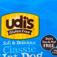 Udis Gluten Free Classic Hot Dog Buns, Frozen, 14.3 Ounce