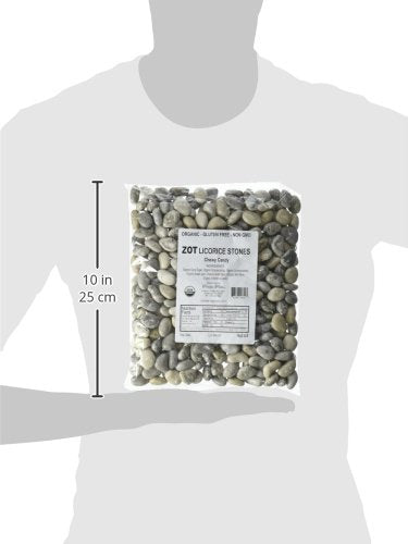 Zot Chewy Licorice Stones In Bulk, 2.2 Pound