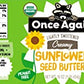 Once Again Organic Creamy Sunflower Butter, Lightly Salted & Sweetened, 16oz, Peanut Free, Gluten Free, Vegan, Kosher, Glass Jar