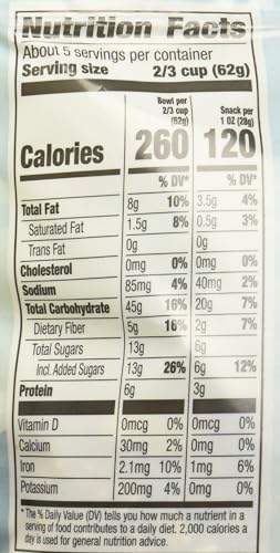 Cascadian Farm Organic Dark Chocolate Almond Granola, Non Gmo, 11 Ounces (Pack Of 4)