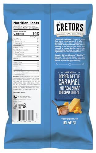 G.H. Cretors, The Mix, Cheese & Caramel Flavor Popcorn - King Size Single Serving Bag 4.5 Oz