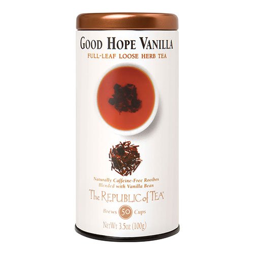 The Republic of Tea Good Hope Vanilla Red Full-Leaf Tea, 3.5 Ounces, 50 Cups