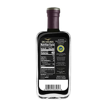 De Nigris Balsamic Vinegar Of Modena Excellence Line - Platinum Eagle (65% Grape Must) 8,5 Oz (250Ml) | Balsamic Vinegar From Mo