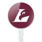 University Of Wisconsin - La Crosse University Primary Logo Cupcake Picks Toppers Decoration Set Of 6