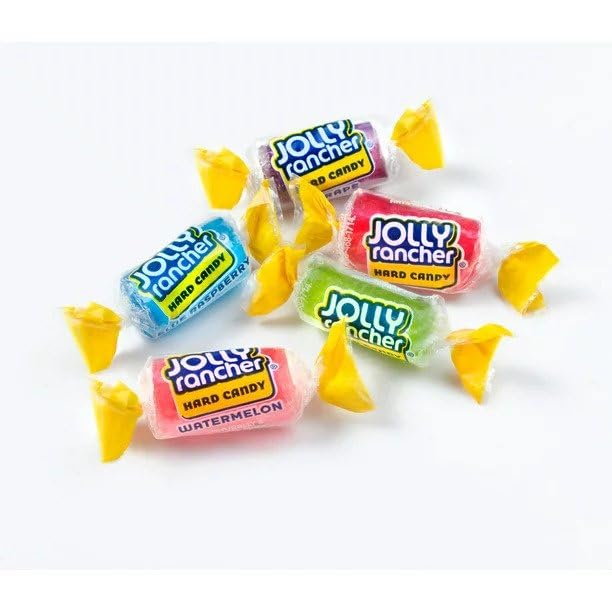 Jolly Ranchersassorted Fruit Flavored Hard Candy - 4 Pounds Of Approx 300 Hard Candy Individually Wrapped -Bulk Jolly Ranchersmi