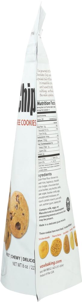 Wow Baking Gluten Free Chocolate Chip Cookie, 8 Oz
