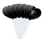 GRAPHICS & MORE Cupcake Picks Set of 6, Acrylic, Virginia Military Institute Secondary Logo Heart Design