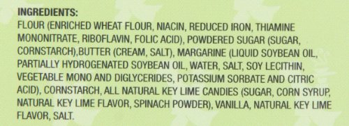 Flathau'S Fine Foods Key Lime Snaps, Powdered Shortbread Cookies, 8-Ounce Boxes (Pack Of 6)