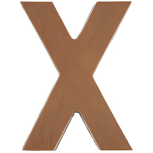 Philadelphia Candies Solid Milk Chocolate Alphabet Letter X, 1.75 Ounce Novelty Gift