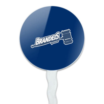 Brandeis University Primary Logo Cupcake Picks Toppers Decoration Set Of 6