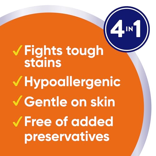 All Laundry Detergent Pacs, Mighty Pacs With Oxi Stain Removers And Whiteners, Free Clear, Unscented And Dye Free, 56 Count