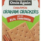 ONCE AGAIN Organic Cinnamon Graham Crackers, 7.93 OZ