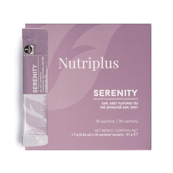 Farmasi Nutriplus Serenity Tea, A Fruity Herbal Blend For Body, Mind, And Soul, 30 Servings (Early Grey)