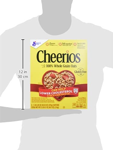 American Standart Cheerios Gluten-Free Cerea No Artificial Flavors, 40.7 Ounce (Pack Of 2)