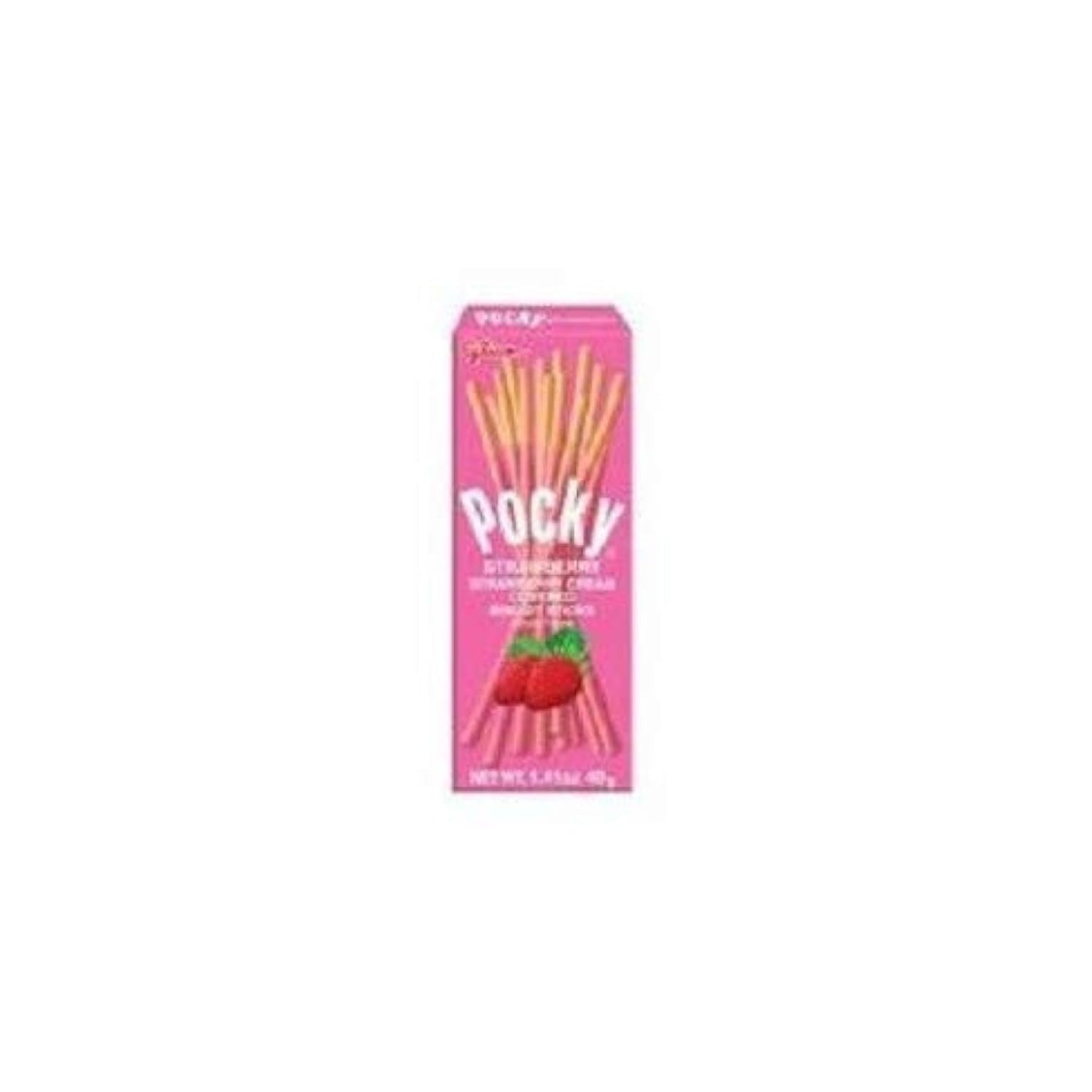 Glico Pocky Biscuit - Strawberry - Case of 20-1.41 Oz.