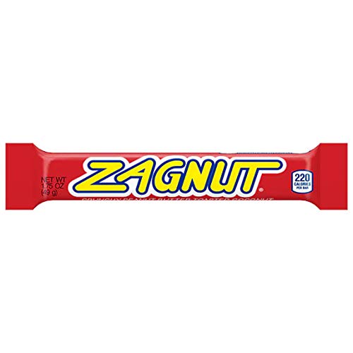 Zagnut Peanut Butter Coconut 1.5 Oz Candy Bars, Multiple Pack Box By Candy Cabin (6 Pack)