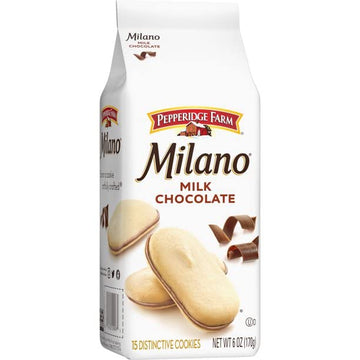 Pepperidge Farm Milk Chocolate Milano Cookies, 6.25-Ounce Bag (Pack Of 6)