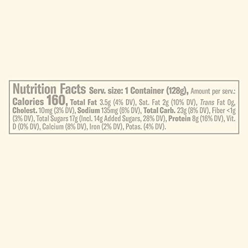 Chobani Flip Low-Fat Greek Yogurt Salted Caramel Crunch with Chocolate and Toffee 4.5oz