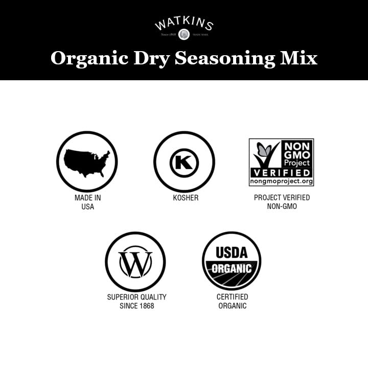 Watkins Organic Gourmet Seasoning Mix, Beef Stew, 1.5 Oz. Pouch, 1 Count (Pack of 4)