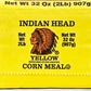 Indian Head Yellow Corn Meal, 32 oz.