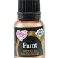Ready-To-Use Metallic Dark Gold 100% Edible Food Paint For Cake And Icing Decoration By Rainbow Dust