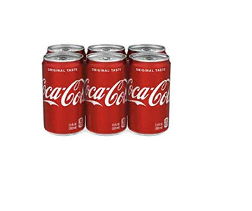 Coca-Cola Soft Drink, 7.5 Fl Oz (Pack of 6), Refreshing Carbonated Beverage