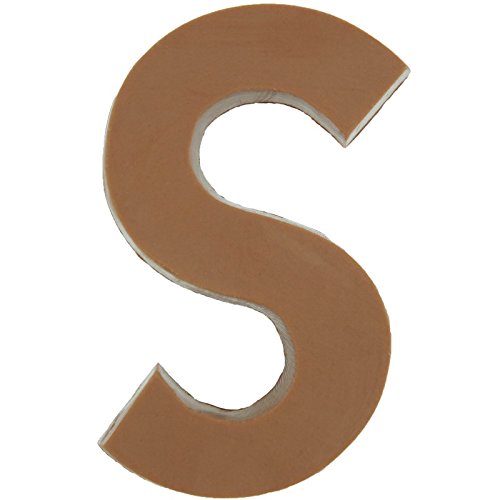 Philadelphia Candies Solid Milk Chocolate Alphabet Letter S, 1.75 Ounce Novelty Gift