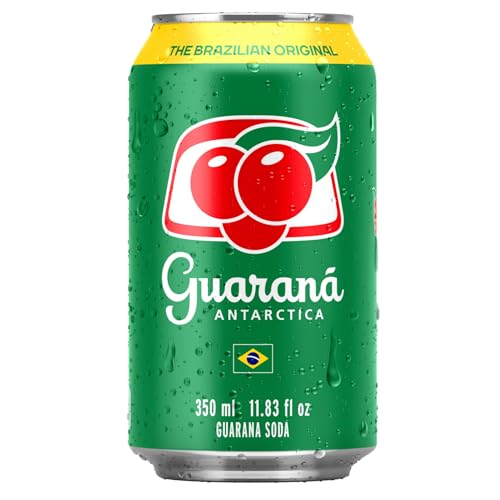 Guaraná ANTARCTICA Guarana Soda Regular, 11.83 fl oz (Pack of 12)