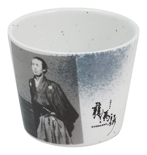 Soba Utsuwa: Ryuma den Logo/Ryoma Sakamoto Soba Boaguchi (Buckwheat Chocolate, 8.7 fl oz (220 cc), Japanese Cup Porcelain/Size: 