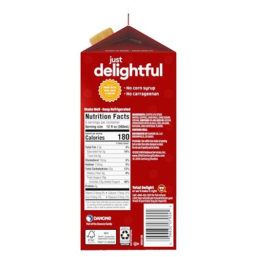 International Delight Home Alone Peppermint Mocha Iced Coffee, 64 Oz.