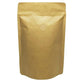Awepackage 2 Lb(32 Oz) Stand Up Zipper Pouch Coffee Bag With Degassing Valve (10, Kraft)