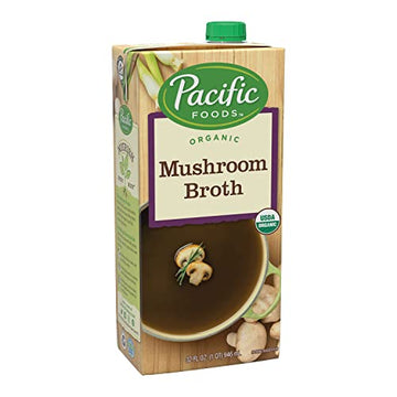 Pacific Foods Organic Mushroom Broth, 32 Oz Carton
