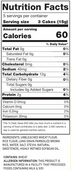 Kims Magic Pop Original Flavor Rice Cakes, Healthy Snack, 12-Pack, 2.8 Ounce