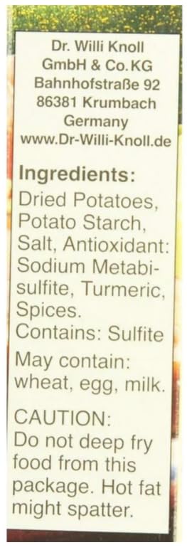 Dr. Willi Knoll 12 Potato Dumpling Mix -10Oz, Imported From Germany