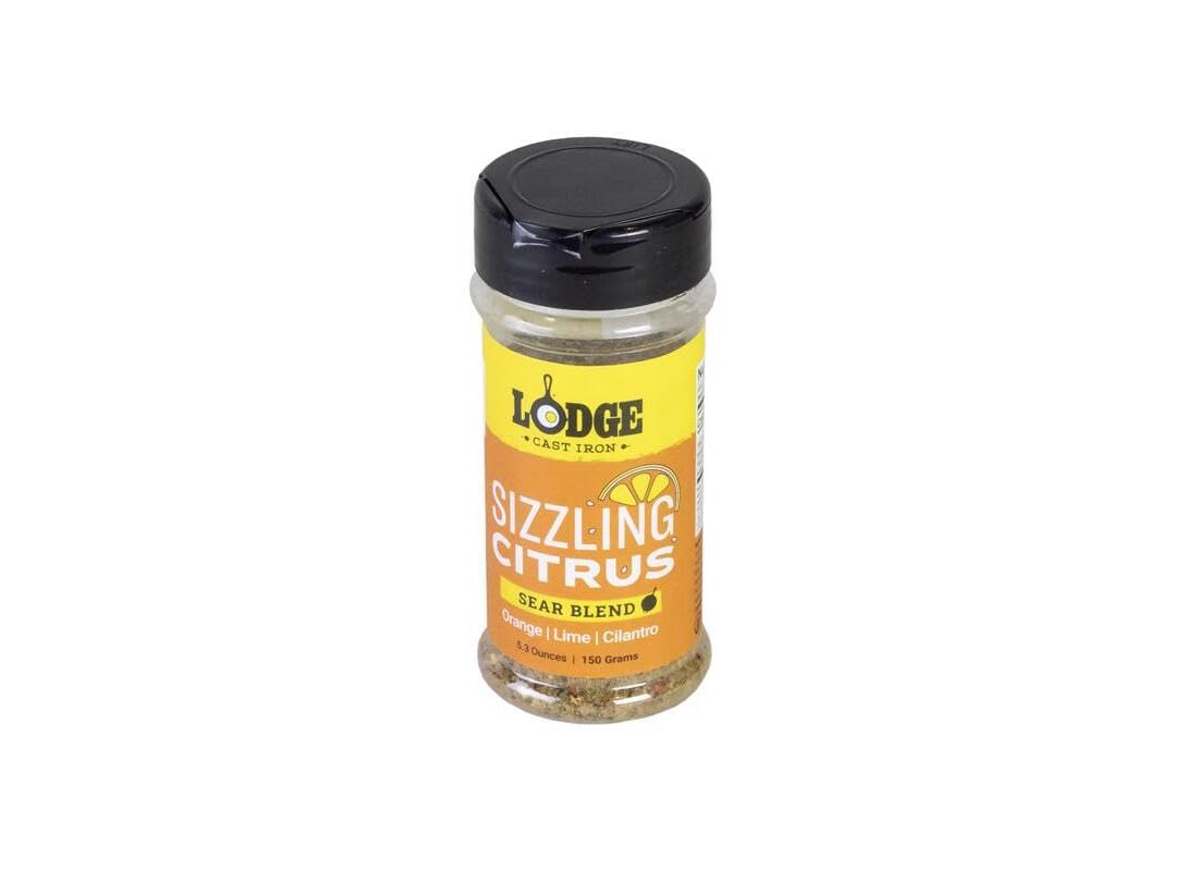 Lodge 8088780 Sizzling Citrus Sear Blend BBQ Seasoning - 5.3 oz