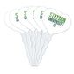 GRAPHICS & MORE Cupcake Picks Set of 6, Acrylic, Stetson University Heart Love Design