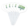 GRAPHICS & MORE Cupcake Picks Set of 6, Acrylic, Stetson University Heart Love Design