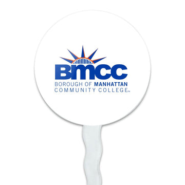Borough Of Manhattan Community College Secondary Logo Cupcake Picks Toppers Decoration Set Of 6