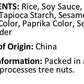 Anna and Sarah Oriental Rice  ers, Resealable Bag, 1 lb