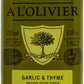 A L'Olivier Garlic & Thyme Infused Extra Virgin Olive Oil, 8.3 fl oz