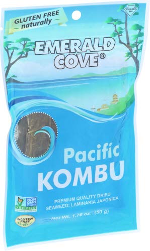 Emerald Cove Pacific Kombu (Dried Seaweed), 1.76-Ounce Bags (Pack Of 6)