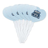 GRAPHICS & MORE Cupcake Toppers Set of 6, Acrylic, Heart Design, One Size, Old Dominion University