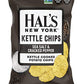 Hal's New York Kettle Cooked Gluten Free Sea Salt & Cracked Pepper Flavored Potato Chip Crisps, 2 Oz (Pack of 24)